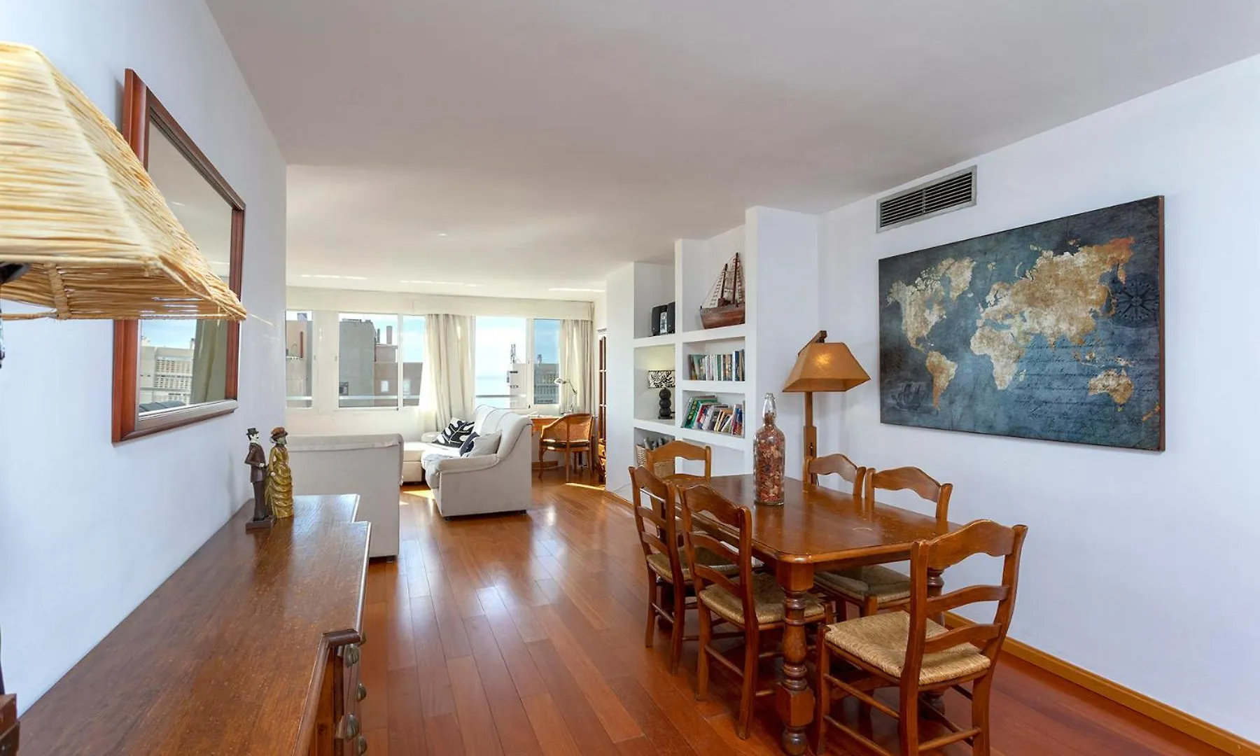 Playamar Flat In The Beach With Pool, Tennis And Paddle Court, Gardens 토레몰리노스 스페인
